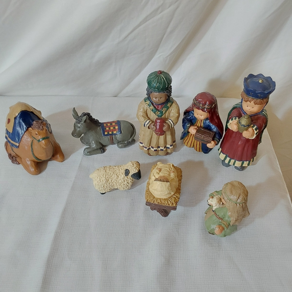 O Holy Night The Salem Collection Resin Replacement Nativity Scene Figurines